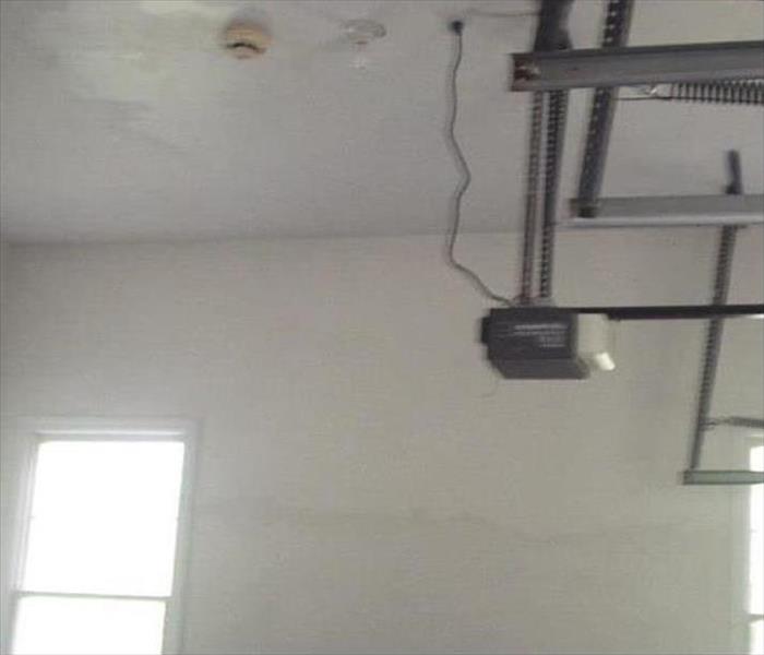 sagging ceiling in garage
