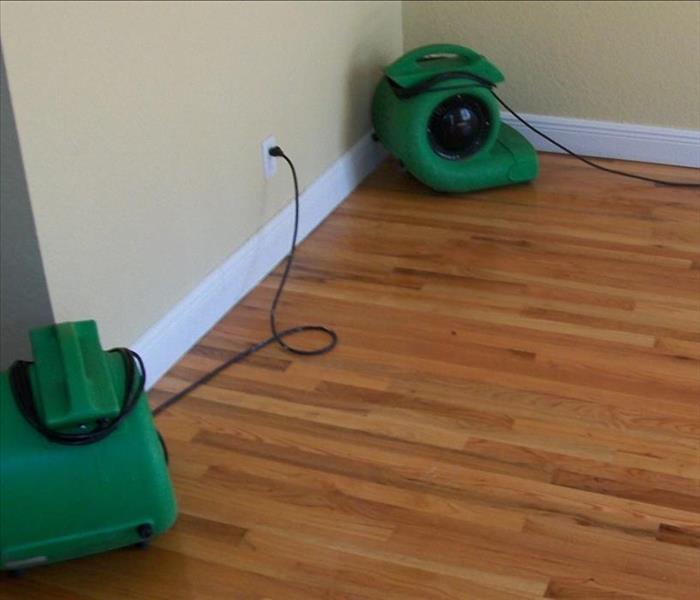flat floors now, two air movers still working in the room